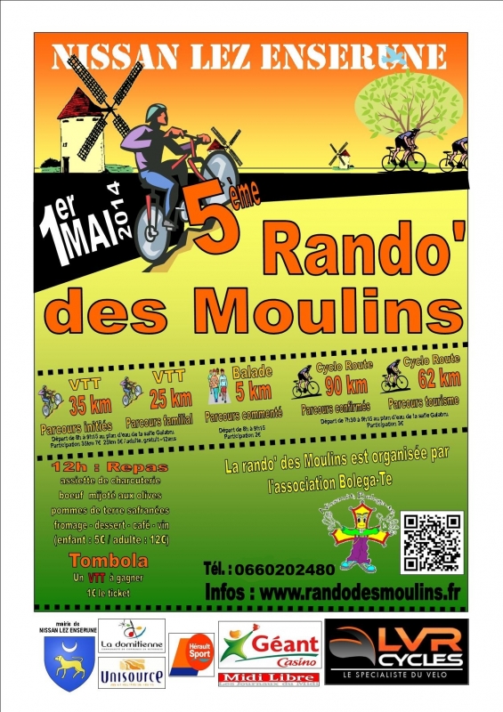 Flyer Rando Des Moulins Le 1 5 2014 Ref 33781