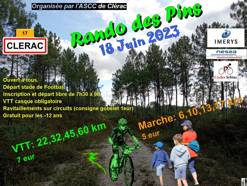 Flyer Rando Des Pins Le 18 6 2023 Ref 74312