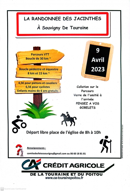 Flyer La Randonn E Des Jacinthes Le 9 4 2023 Ref 76633