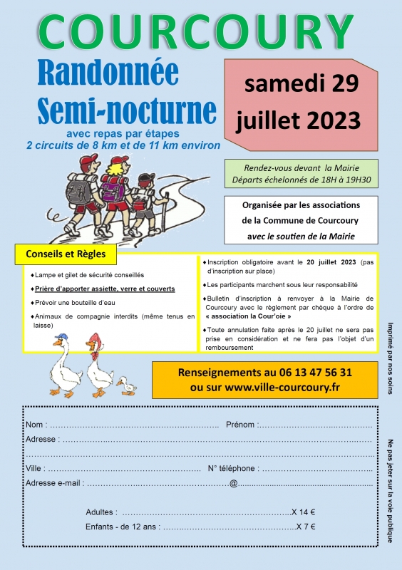 Flyer Randonn E Semi Nocturne Le 29 7 2023 Ref 77933