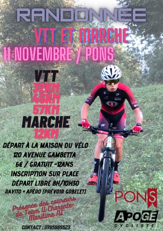 Flyer Randonn E Vtt Et Marche Le Ref