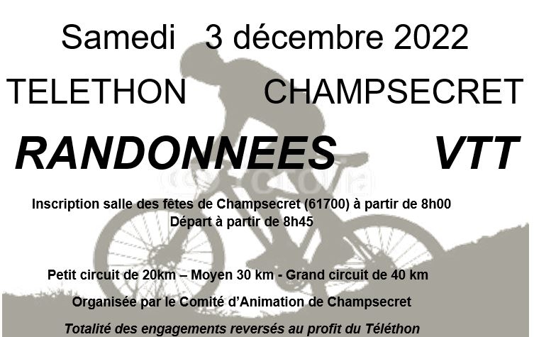 Flyer Randos Vtt Du T L Thon Le Ref